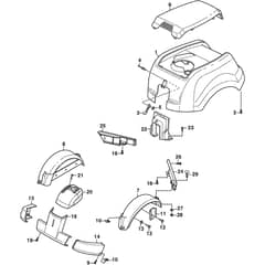 PARK 320 M - 2015 - 2F6120520/S15 - Stiga Front Mower Body Diagram