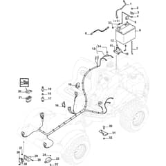 PARK 320 MW - 2015-2018 - 2F6120620/S15 - Stiga Front Mower Electric Parts Diagram