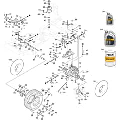 PARK 320 MW - 2015-2018 - 2F6120620/S15 - Stiga Front Mower Transmission Diagram