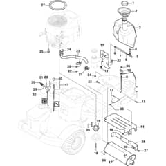 PARK 320 PW - 2021 - 2F6120645/ST1 - Stiga Front Mower Engine Diagram