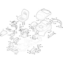 PARK 320 PW - 2021 - 2F6120645/ST1P - Stiga Front Mower Body Diagram