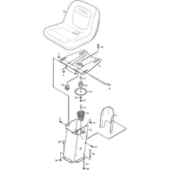 PARK 340 MX - 2015 - 2F6130520/S15 - Stiga Front Mower Seat Diagram