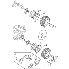 PARK 340 MX - 2015 - 2F6130520/S15 - Stiga Front Mower Wheel Diagram