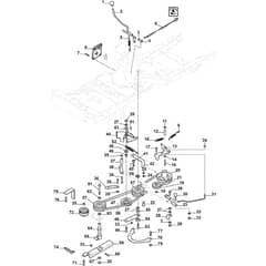 PARK 340 PX - 2018-2019 - 2F6130511/S18 - Stiga Front Mower PTO Diagram
