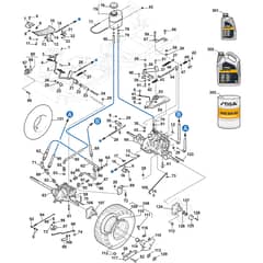 PARK 340 PX - 2018-2019 - 2F6130511/S18 - Stiga Front Mower Transmission Diagram