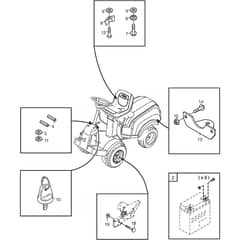 PARK 340 X - 2016-2017 - 2F6130511/S16 - Stiga Front Mower Assembly Parts Diagram