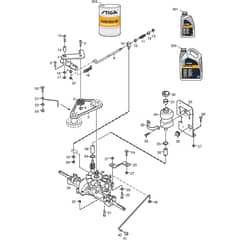 PARK 420 LM - 2014-2015 - 13-6384-12 - Stiga Front Mower Transmission Diagram