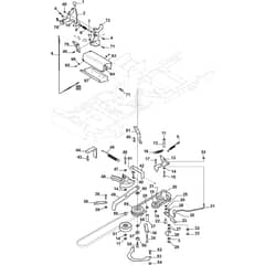PARK 420 P - 2016-2019 - 2F6220511/S16 - Stiga Front Mower PTO Diagram