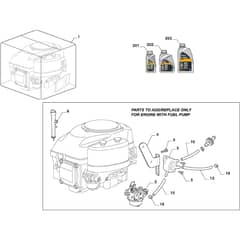 PARK 500 - 2022-2024 - 2F6120545/ST2P - Stiga Front Mower Fuel Pump Diagram