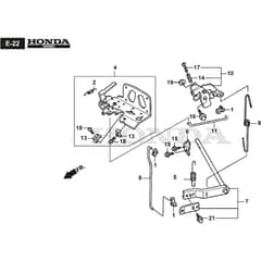 PARK 500 WX - 2025 - 2F6130535/ST2 - Stiga Front Mower Controls Diagram