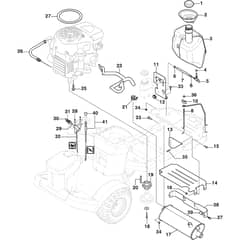 PARK 500 WX - 2025 - 2F6130535/ST2 - Stiga Front Mower Engine Diagram