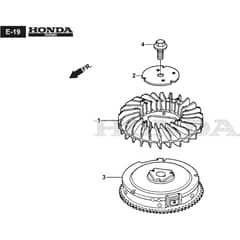 PARK 500 WX - 2025 - 2F6130535/ST2 - Stiga Front Mower Flywheel Diagram