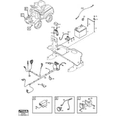 PARK 520 DP - 2014-2015 - 13-6318-31 - Stiga Front Mower Electric Parts Diagram