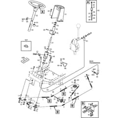 PARK 520 DP - 2014-2015 - 13-6318-31 - Stiga Front Mower Steering Diagram