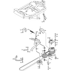PARK 520 DP - 2016-2017 - 2F6226281/S16 - Stiga Front Mower PTO Diagram