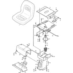 PARK 520 DP - 2016-2017 - 2F6226281/S16 - Stiga Front Mower Seat Diagram