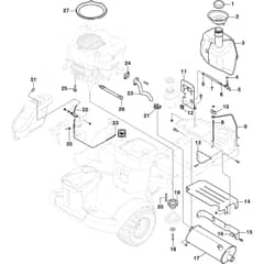 PARK 520 P - 2021 - 2F6220545/ST1 - Stiga Front Mower Engine Diagram