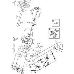 PARK 520 P - 2015-2020 - 2F6220610/S15 - Stiga Front Mower Steering Diagram