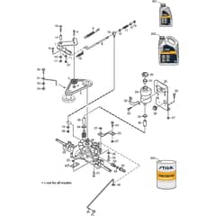 PARK 520 P - 2015-2020 - 2F6220610/S15 - Stiga Front Mower Transmission Diagram