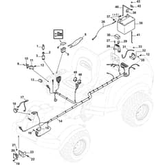 PARK 520 P - 2015-2020 - 2F6220611/S16 - Stiga Front Mower Electric Parts Diagram