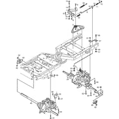 PARK 540 DPX - 2014-2015 - 13-6319-31 - Stiga Front Mower Transmission 01 Diagram