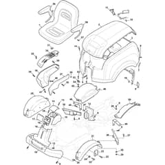 PARK 540 DPX - 2016-2020 - 2F6236281/S16 - Stiga Front Mower Body Diagram