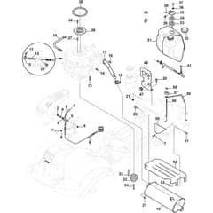 PARK 540 DPX - 2016-2020 - 2F6236281/S16 - Stiga Front Mower Engine Diagram