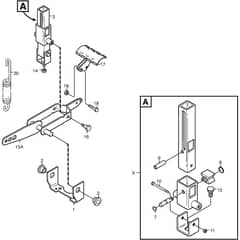 PARK 540 LPX - 2014 - 13-6381-11 - Stiga Front Mower Pedal Lift Diagram