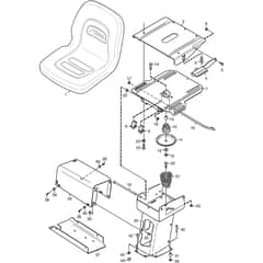 PARK 540 X - 2016-2017 - 2F6230625/S16 - Stiga Front Mower Seat Diagram