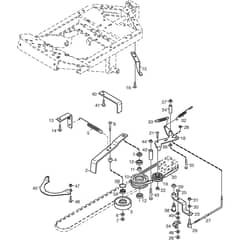 PARK 620 PW - 2014 - 13-6380-32 - Stiga Front Mower PTO Diagram