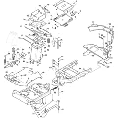 PARK 620 PW - 2020 - 2F6220741/ST1 - Stiga Front Mower Frame Diagram