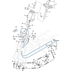 PARK 620 PW - 2020 - 2F6220741/ST1 - Stiga Front Mower Steering Diagram