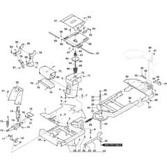 PARK 620 PW - 2021 - 2F6220745/ST1 - Stiga Front Mower Frame Diagram