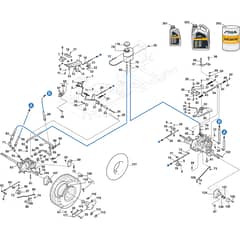 PARK 640 PWX - 2020 - 2F6230741/ST1 - Stiga Front Mower Transmission Diagram