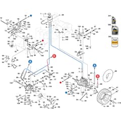 PARK 700 WX - 2025 - 2F6230845/ST1 - Stiga Front Mower Transmission Diagram