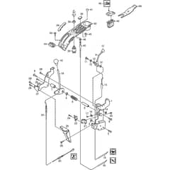 PARK 720 PW - 2015 - 2F6220620/S15 - Stiga Front Mower Hand Controls Diagram