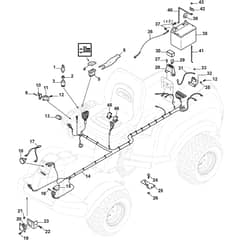 PARK 720 PW - 2016-2020 - 2F6220621/S16 - Stiga Front Mower Electric Parts Diagram