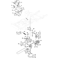 PARK 720 PW - 2016-2020 - 2F6220621/S16 - Stiga Front Mower PTO Diagram