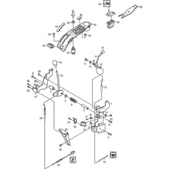 PARK 740 PWX - 2014 - 13-6317-12 - Stiga Front Mower Hand Controls Diagram