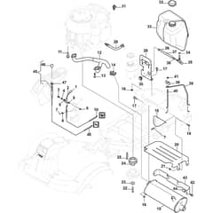 PARK 740 PWX - 2016-2020 - 2F6230621/S16 - Stiga Front Mower Engine Diagram