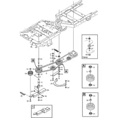 PARK 740 WX - 2014 - 13-6373-12 - Stiga Front Mower PTO 02 Diagram