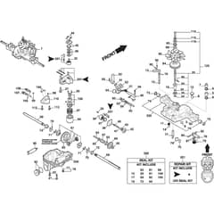 PARK 740 WX - 2014-2015 - 13-6373-32 - Stiga Front Mower K574G Diagram