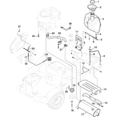PARK 900 WX - 2022 - 2F6230625/ST2 - Stiga Front Mower Engine Diagram