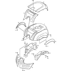 PARK PRO 340 X - 2015 - 13-6269-31 - Stiga Front Mower Body Works 02 Diagram