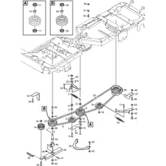 PARK PRO 340 X - 2015 - 13-6269-31 - Stiga Front Mower PTO Diagram