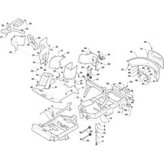 PARK PRO 540 IX - 2021 - 2F6430831/ST1P - Stiga Front Mower Frame Diagram