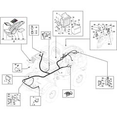 PARK PRO 740 IOX - 2015-2019 - 13-6491-11 - Stiga Front Mower Electric Parts Diagram