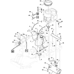 PARK PRO 740 IOX - 2015-2019 - 13-6491-11 - Stiga Front Mower Engine Diagram