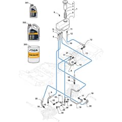 PARK PRO 740 IOX - 2015-2019 - 13-6491-11 - Stiga Front Mower Transmission 02 Diagram