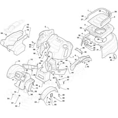 PARK PRO 740 IOX - 2021 - 2F6430931/ST1P - Stiga Front Mower Body Diagram